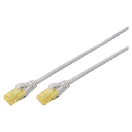 Patch cord; RJ45 mufă,din ambele părţi; U/UTP; 6a; litat; Cu; LSZH