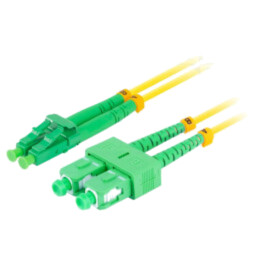 Patch cord cu fibră; LC/APC,SC/APC; 2m; Fibră Optică: 9/125um