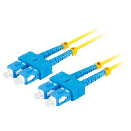 Patch cord cu fibră; SC/UPC,din ambele părţi; 2m; LSZH; galben