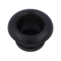 Manşon; Øorif.mont: 25mm; neagră; Gros.panou: max.2,5mm; -30÷100°C