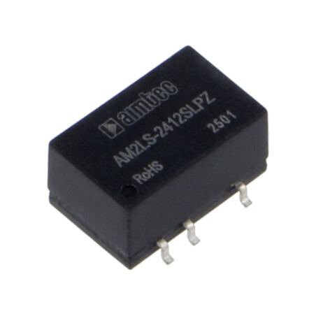 Convertor: DC/DC; 2W; Uintr: 21,6÷26,4VDC; Uieş: 12VDC; Iintr: 98mA