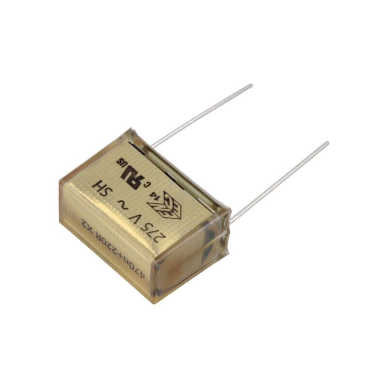 Condensator: de hârtie; X2; 470nF; 275VAC; 25,4mm; ±20%; THT; P409