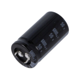 Condensator: electrolitic; SNAP-IN; 6800uF; 50VDC; Ø25x45mm; ±20%