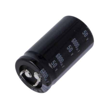 Condensator: electrolitic; SNAP-IN; 6800uF; 50VDC; Ø25x45mm; ±20%