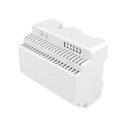 Carcasă: pentru şină DIN; Y: 91mm; X: 105mm; Z: 60mm; ABS; gri