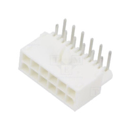 Conector: cablu-placă; soclu; tată; PIN: 12; 600V; în unghi 90°; THT