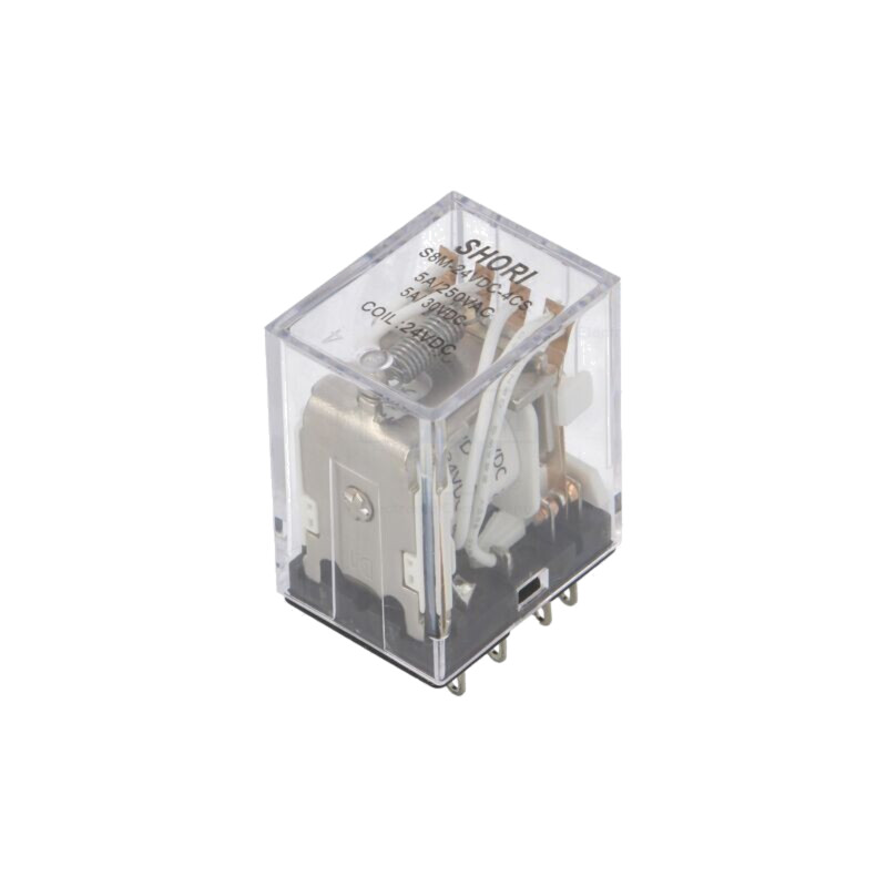 Releu: electromagnetic; 4PDT; Ubobină: 24VDC; Icontacte max: 5A Releu: electromagnetic; 4PDT; Ubobină: 24VDC; Icontacte max: 5A