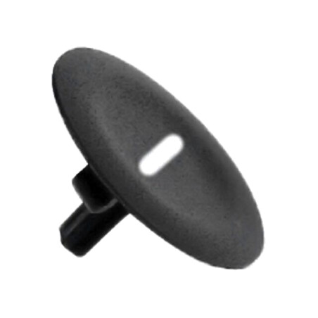 Lentilă pentru buton; 22mm; Harmony XB4; Culoare buton: neagră