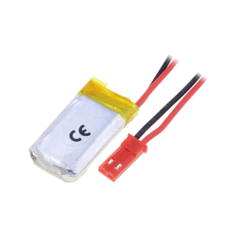 Acumul: Li-Po; 3,7V; 250mAh; cabluri,contector JST SYP-02T-1 Acumul: Li-Po; 3,7V; 250mAh; cabluri,contector JST SYP-02T-1