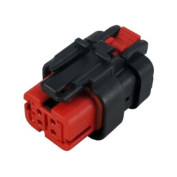 Conector: automotive; mufă; Ampseal 16; PIN: 4; pe cablu