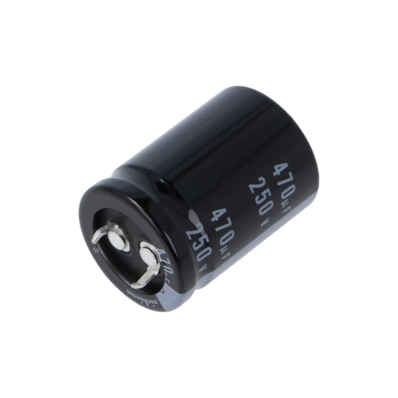 Condensator: electrolitic; SNAP-IN; 470uF; 250VDC; Ø25x35mm; ±20%
