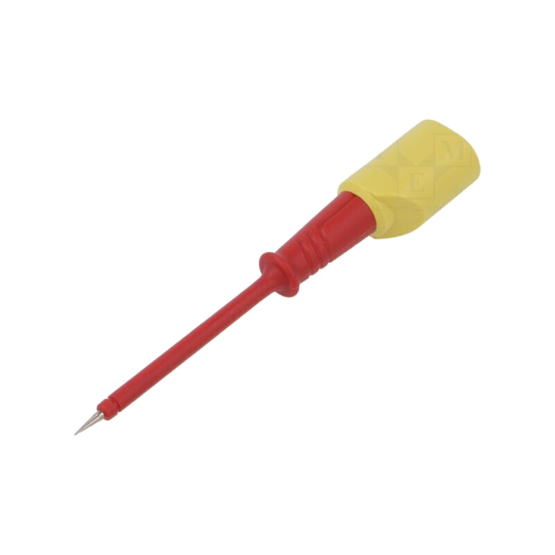 Terminal de măsurare; 60VDC; roşie; Diam.vârf: 2mm; PRUEF 2 S