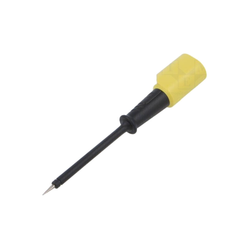 Terminal de măsurare; 60VDC; neagră; Diam.vârf: 2mm; PRUEF 2 S
