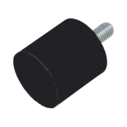Picioruş vibro-absorbant; Ø: 40mm; Lung.filet: 23mm; oţel; H: 40mm