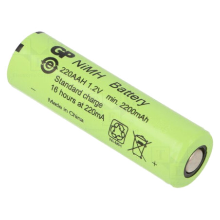 Acumul: Ni-MH; AA; 1,2V; 2200mAh; Ø14,5x49,5mm