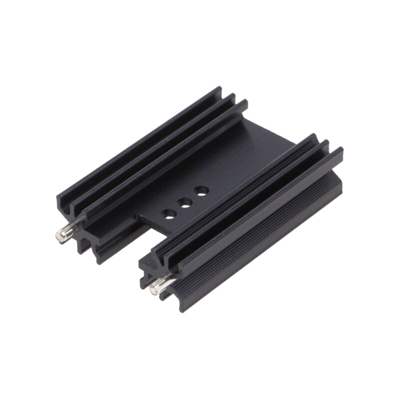 Radiator: extrudat; H; TO202,TO218,TO220,TOP3; neagră; L: 50mm