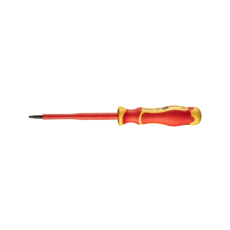 Şurubelniţă; izolată,slim; plată; 4x0,8mm; Lung.lamă: 100mm; 1kVAC