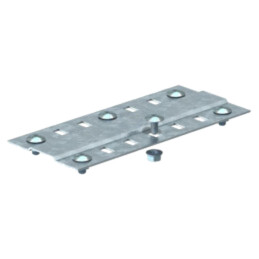 Contact strip; zinc-plated steel; Kit: mounting screws
