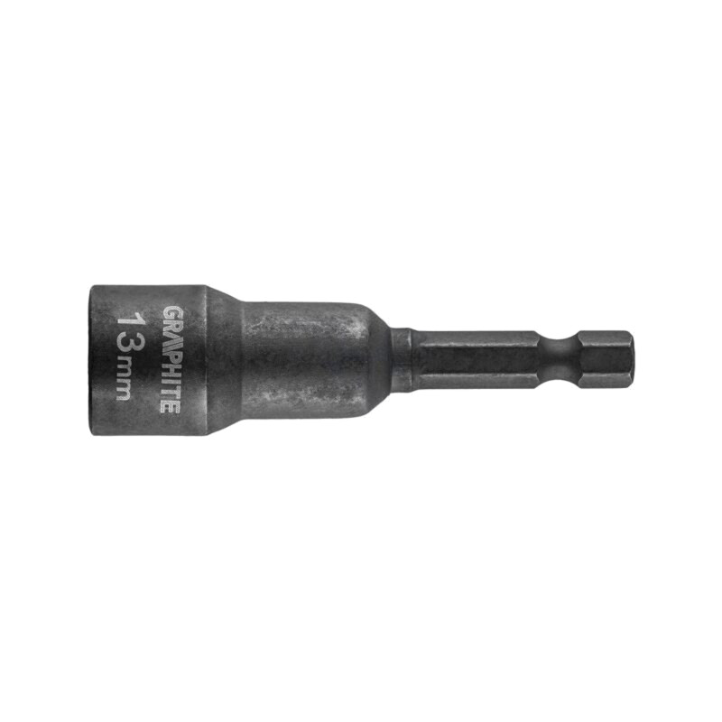 Capăt de şurubelniţă; cap hexagonal; HEX 13mm; L: 65mm; cu impact