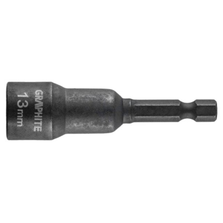 Capăt de şurubelniţă; cap hexagonal; HEX 13mm; L: 65mm; cu impact