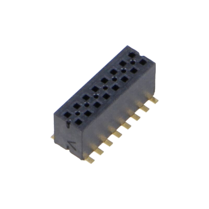 Conector: şiruri pini; soclu; tată; PIN: 16; verticală; SMT; 1,27mm