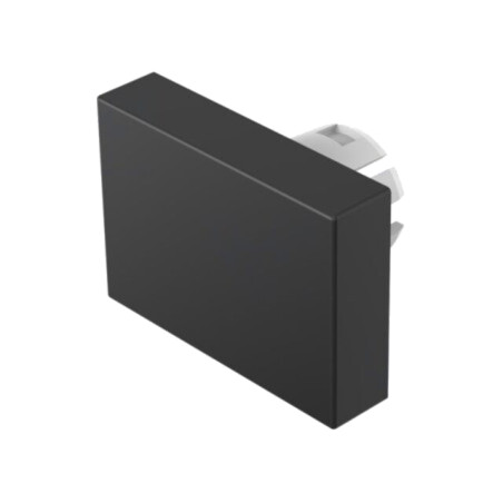 Lentilă pentru buton; 16mm; 51; neagră; plastic