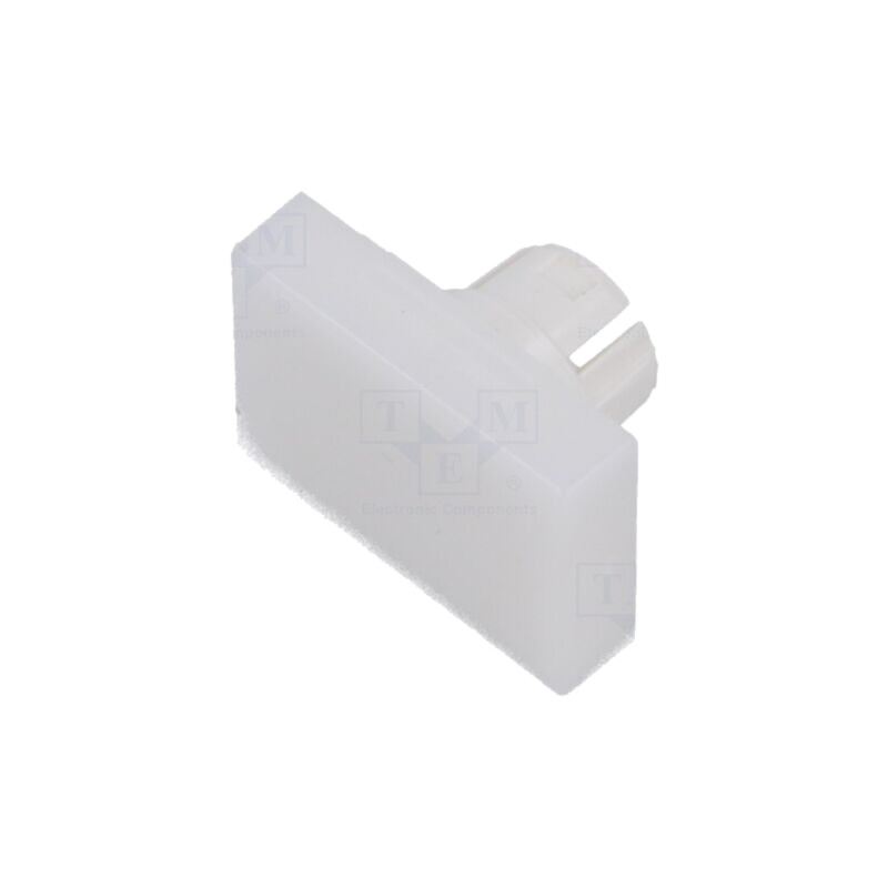 Lentilă pentru buton; 16mm; 51; albă; plastic
