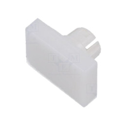 Lentilă pentru buton; 16mm; 51; albă; plastic