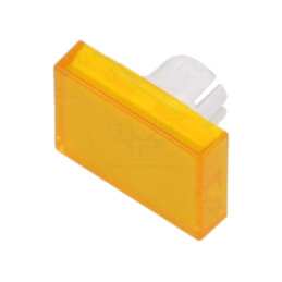 Lentilă pentru buton; 16mm; 51; galbenă; plastic
