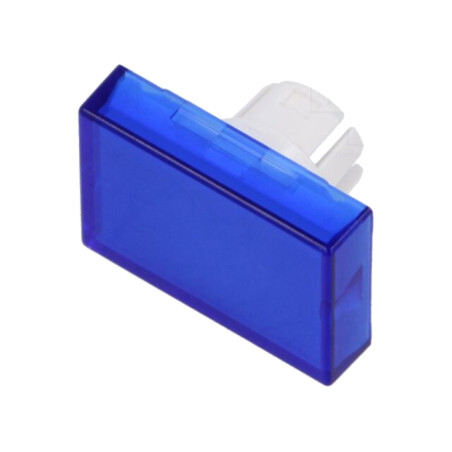 Lentilă pentru buton; 16mm; 51; albastră; plastic