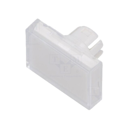 Lentilă pentru buton; 16mm; 51; incoloră; plastic