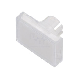 Lentilă pentru buton; 16mm; 51; incoloră; plastic