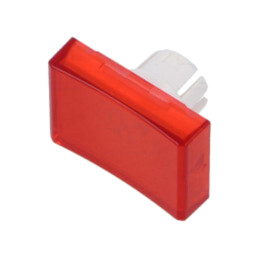 Lentilă pentru buton; 16mm; 51; roşie; plastic
