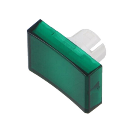 Lentilă pentru buton; 16mm; 51; verde; plastic