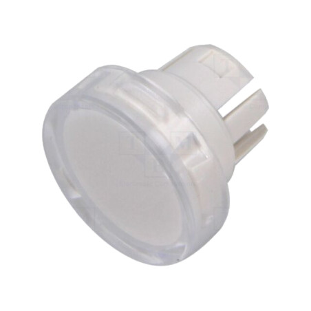 Lentilă pentru buton; 16mm; 51; incoloră; plastic