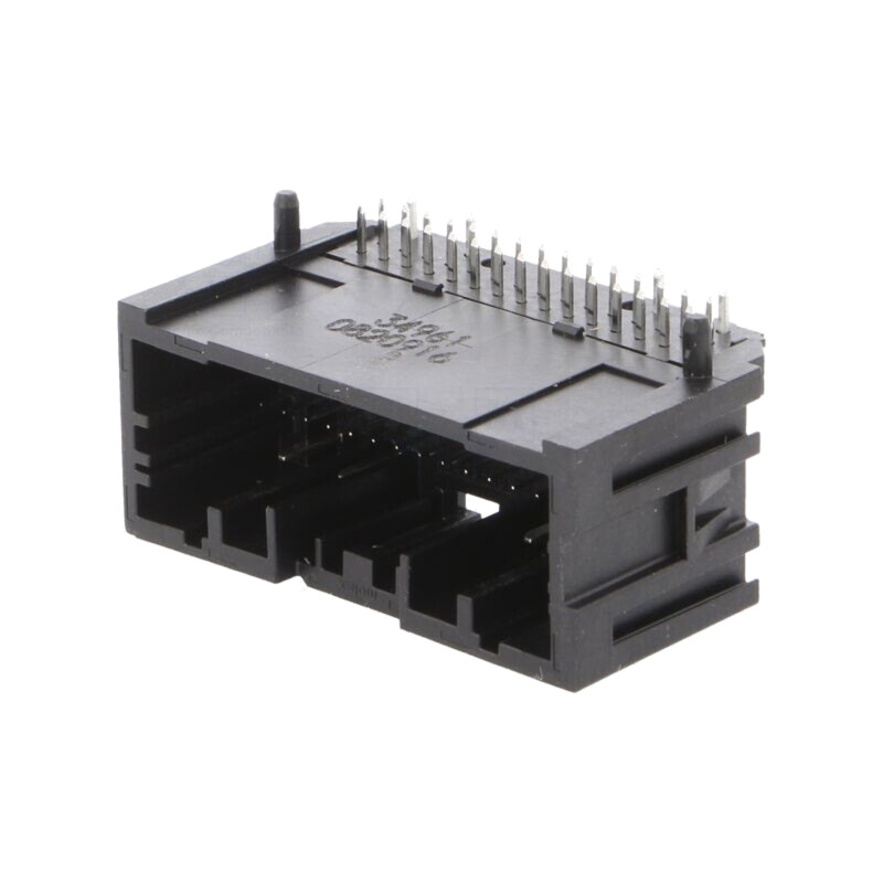 Conector: automotive; soclu; tată; Mini50; PIN: 34; în unghi 90°