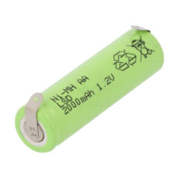 Acumul: Ni-MH; AA; 1,2V; 2000mAh; urechi pentru lipire
