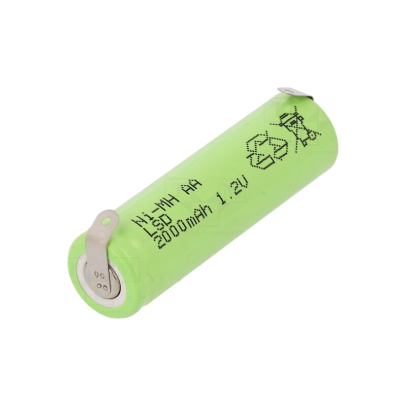 Acumul: Ni-MH; AA; 1,2V; 2000mAh; urechi pentru lipire