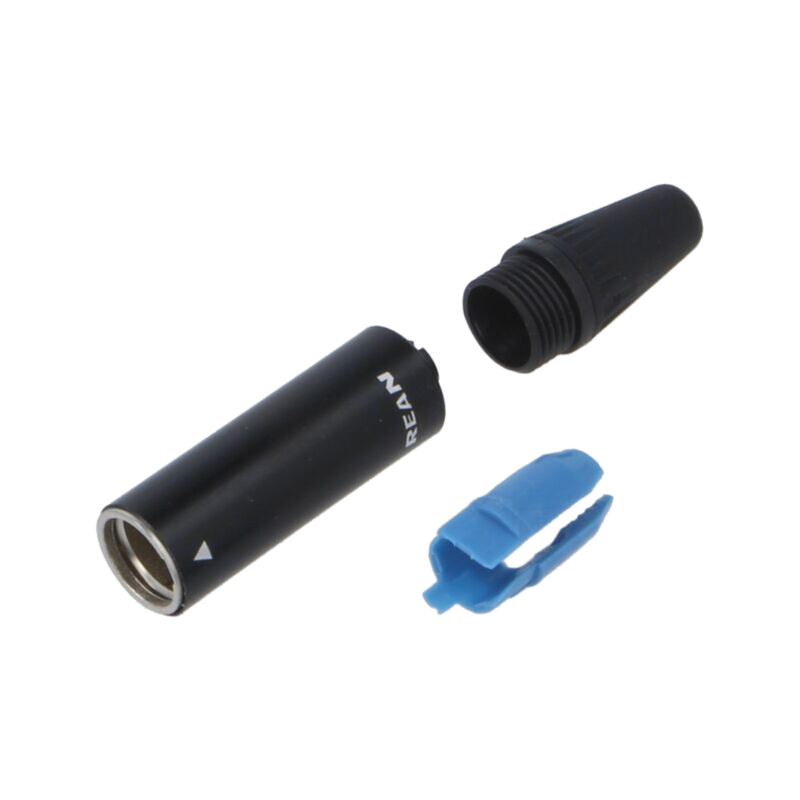 Conector: XLR mini; mufă; tată; 5A; 500V; PIN: 3; drept; pe cablu