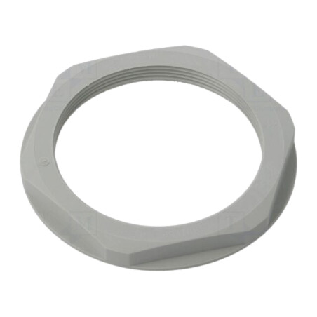 Piuliţă; M63; fără halogen; poliamidă; UL94V-0; 75mm; gri; Pas: 1,5