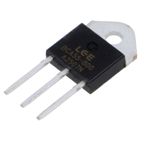 Triac; 800V; 55A; TO3P; Igt: 50mA; Ufmax: 1,5V
