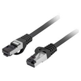 Patch cord; RJ45 mufă,din ambele părţi; S/FTP; Cat 8.1; litat; Cu