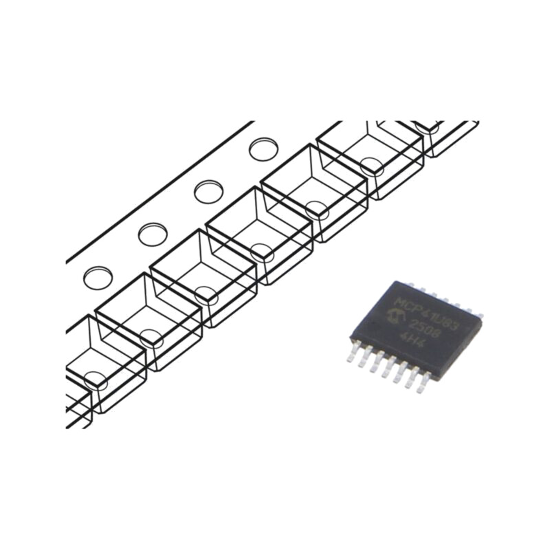 IC: potenţiometru digital; 10kΩ; I2C,SPI; 10bit; TSSOP14; SMD; Ch: 1