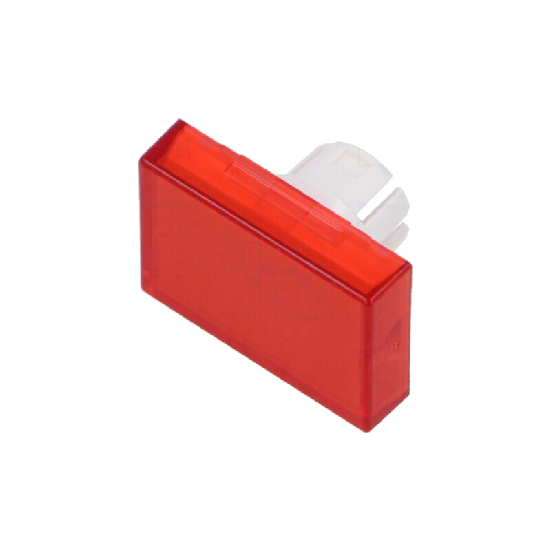 Lentilă pentru buton; 16mm; 51; roşie; plastic