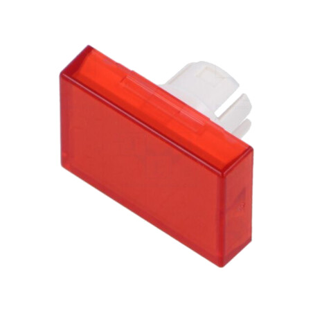 Lentilă pentru buton; 16mm; 51; roşie; plastic