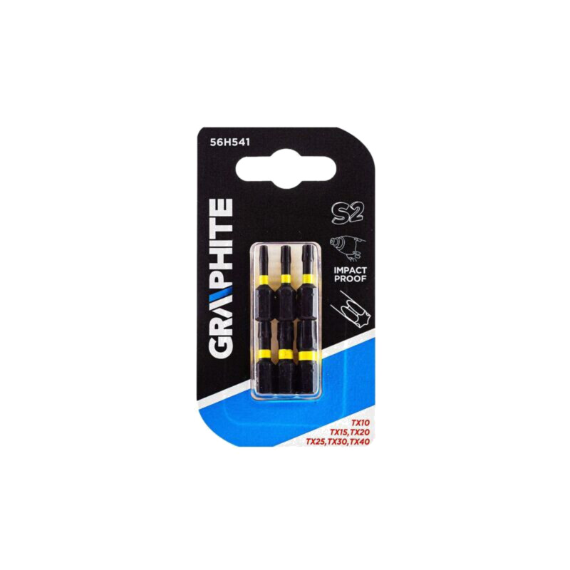 Kit: capete de şurubelniţă; Torx®; 25mm; cu impact; blister; 6buc.