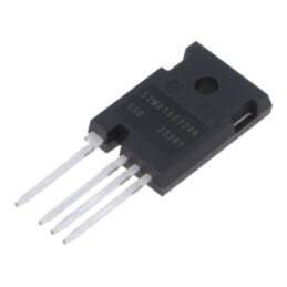 Tranzistor: N-MOSFET; SiC; unipolar; 1,2kV; 12A; Idm: 40A; 130W