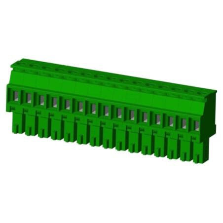 Conector: regletă de conexiuni deconectabilă; mufă; mamă; TS; 8A