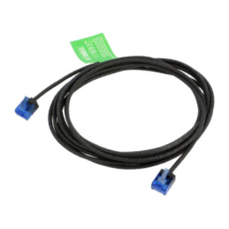 Patch cord; RJ45 mufă,din ambele părţi; U/UTP; 6a; litat; Cu; 3m