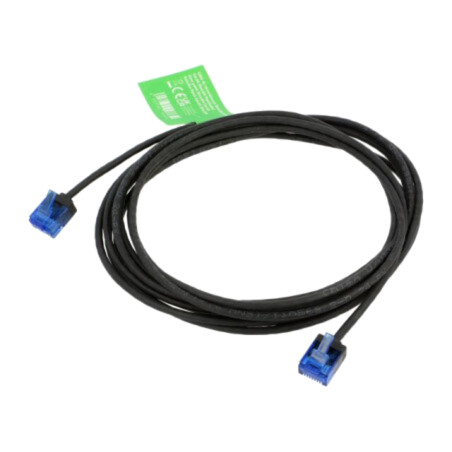 Patch cord; RJ45 mufă,din ambele părţi; U/UTP; 6a; litat; Cu; 3m